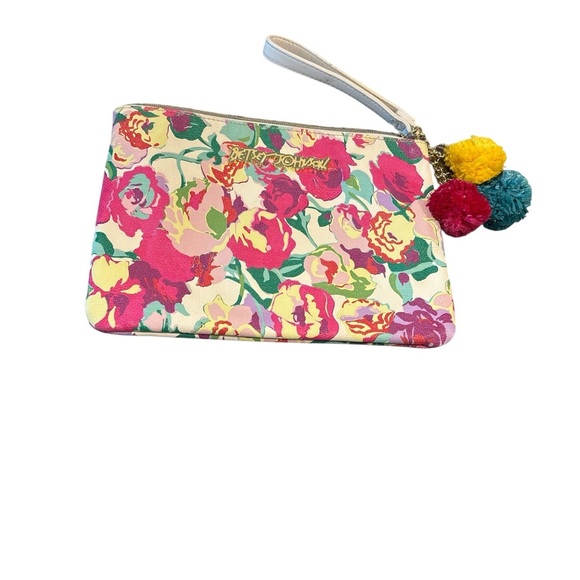 Betsey Johnson Colorful Floral Wristlet - Picture 5 of 6
